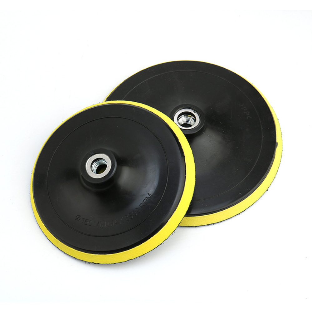 Polish Pad Set Buffer - Schuurpapier-steunplaat voor haakse slijper, klevende schuurschijf,