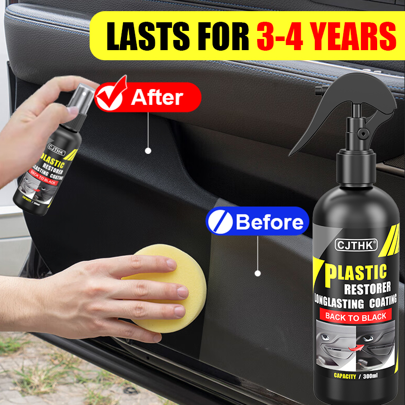 Leather Cleaner Interior - Auto Plastic Restorer Back To Black