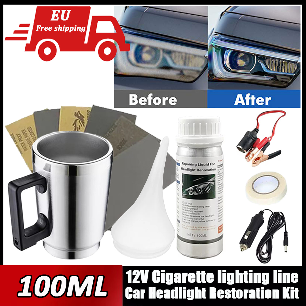 Interior Detailing Kit - Auto-accessoires Koplampreparatieset Autokoplamp Restauratieset Koplamp Antikras