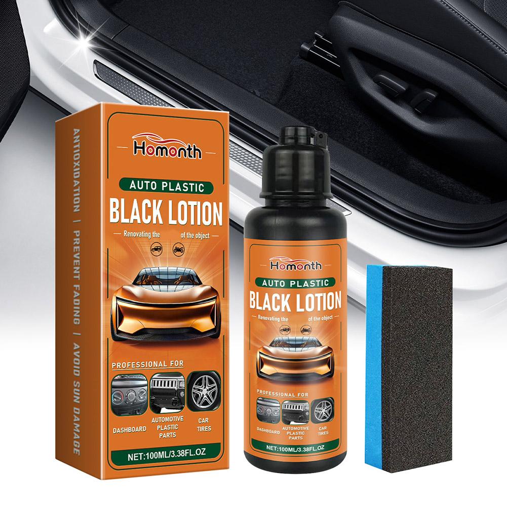 Trim Restorer Plastic - Auto Plastic Restorer Black Lotion, reinigingsmiddel