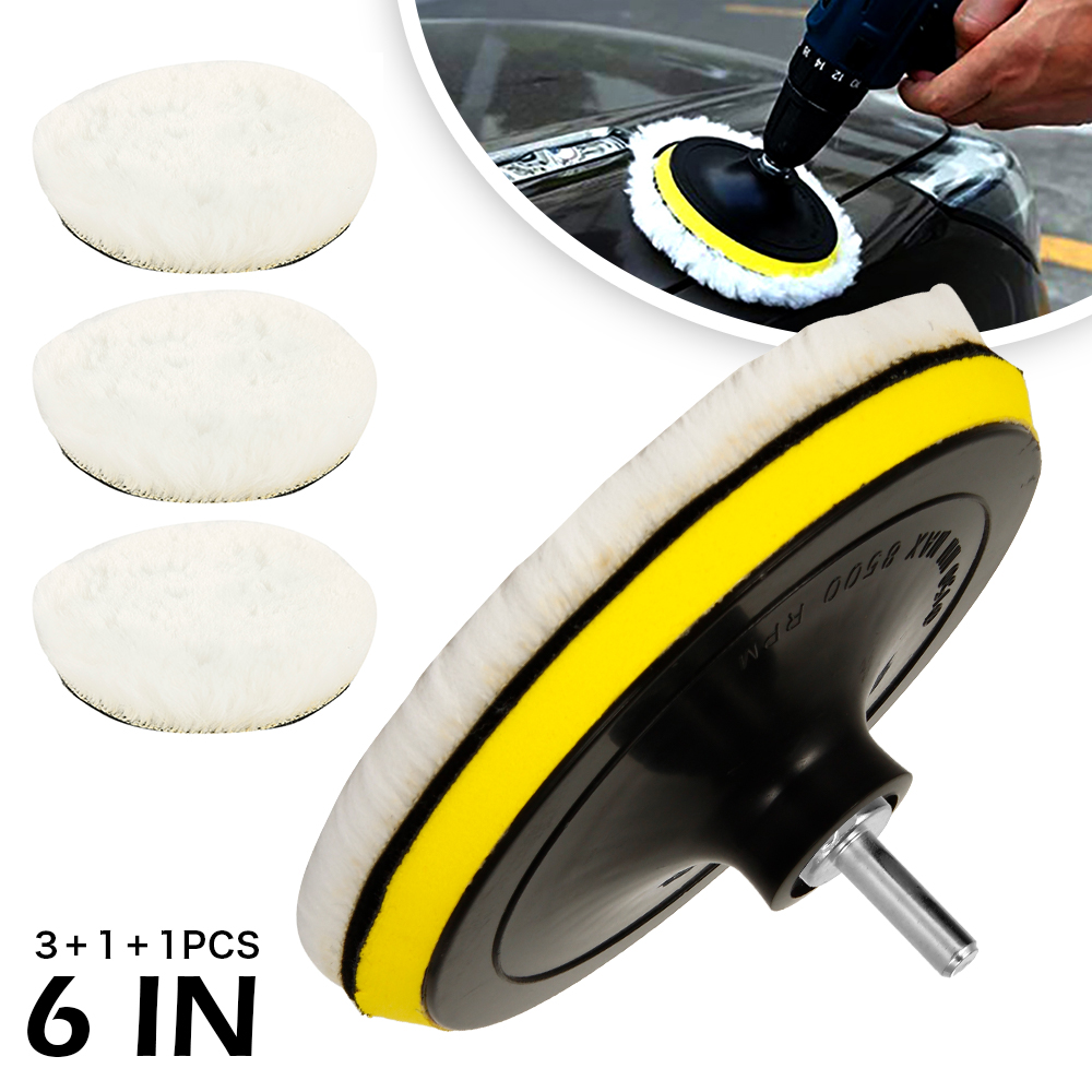 Polish Pad Set Buffer - 5 stks Auto Polijsten Pads Set