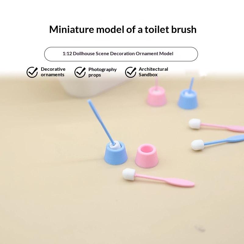 Detailing Brush Set - 1 Set Mini Simulatie Toiletborstel 1:12