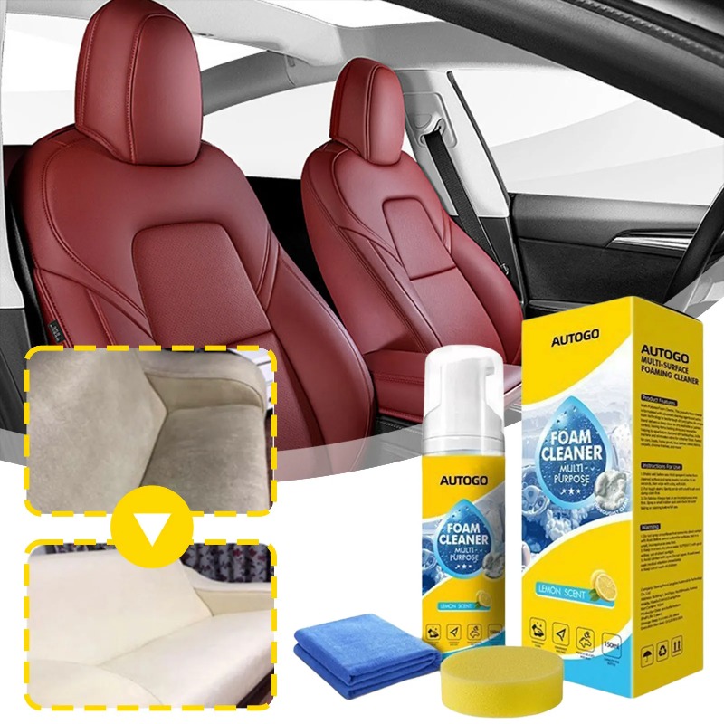 Leather Cleaner Interior - Multifunctionele schuimreiniger voor auto-interieur Schuimreiniger met