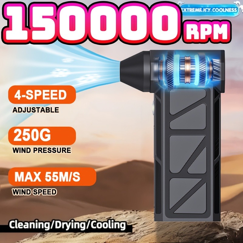 Dryer Car Blower - Blower voor autoreiniging, persluchtstofzuiger - 130.000