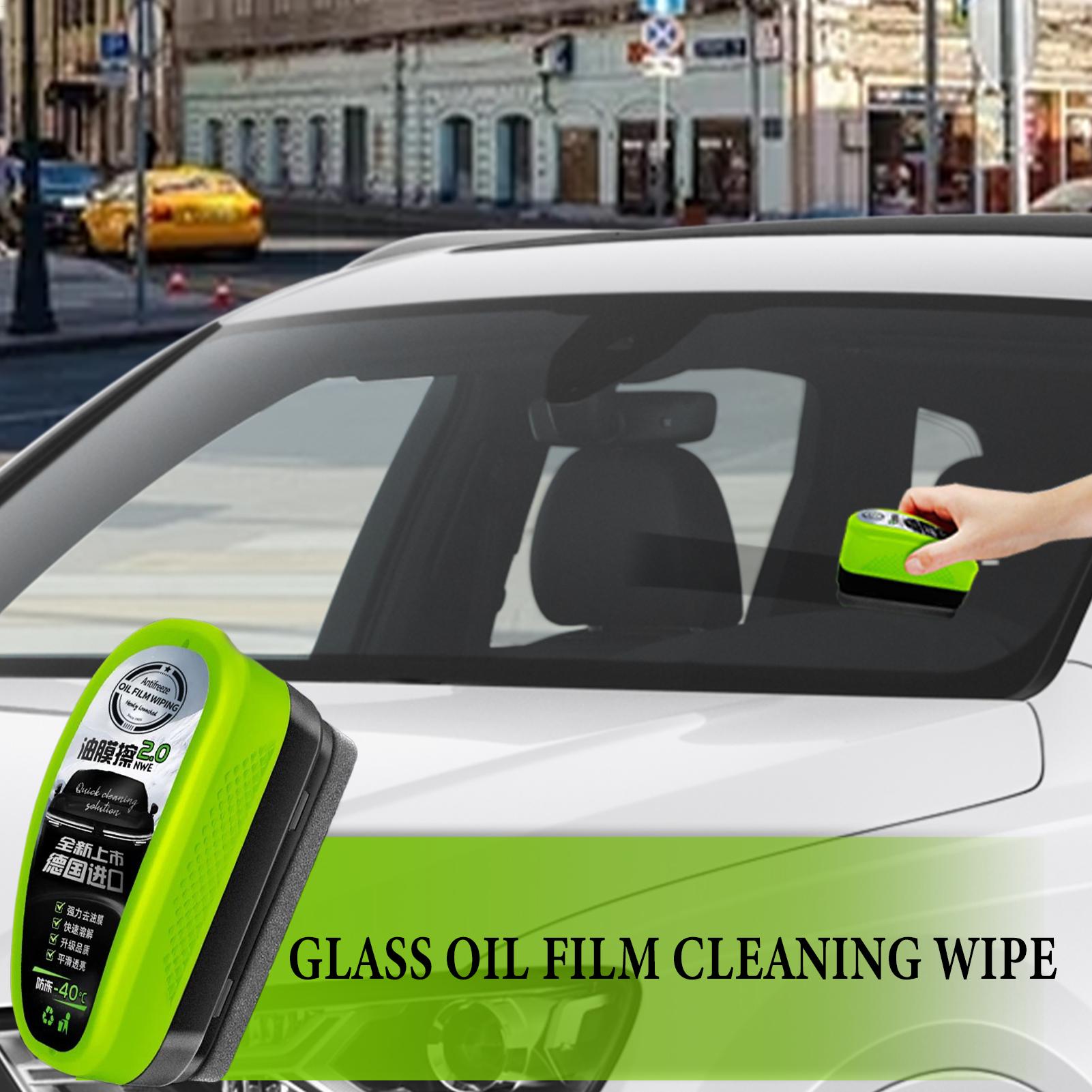 Car Cleaning Brush - Autoglasoliefilmverwijderaar Automotive Glasspons Reinigingsborstel Voorste binnenste
