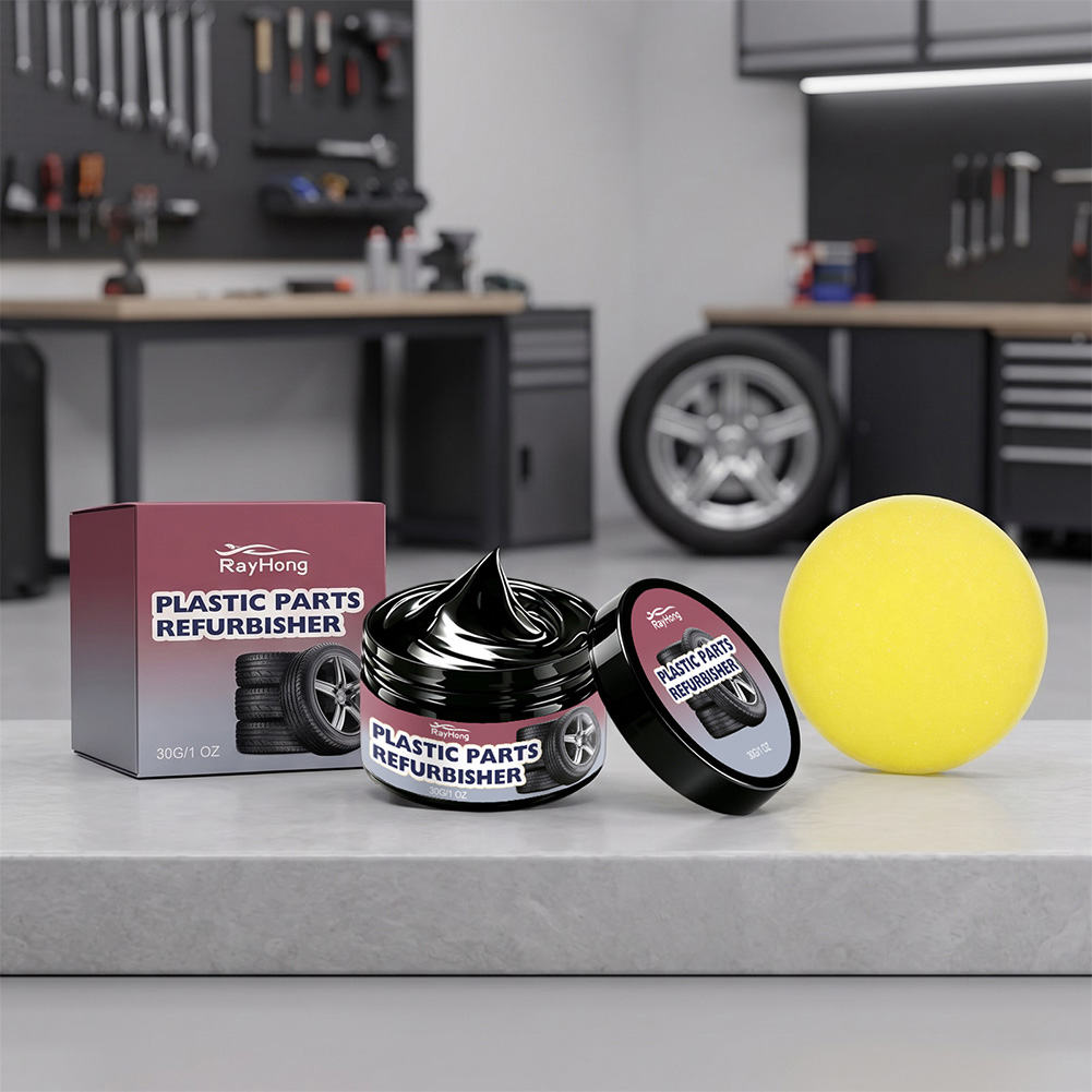 Trim Restorer Plastic - Zwarte Trim Restorer voor auto's Plastic