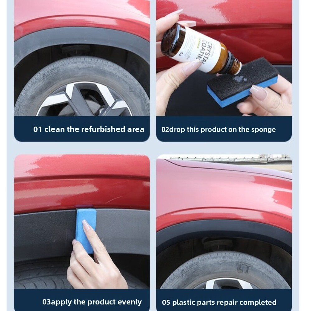 Trim Restorer Plastic - Nieuwe duurzame kristallen coating opknappen coating