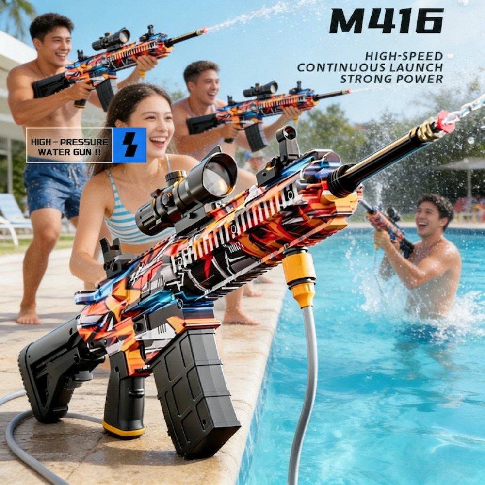 Car Shampoo Ph - M416 Hoge Druk Elektrische Waterpistool Oplaadbare