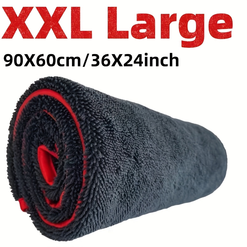 Microfiber Towel Detailing - Ultraabsorberende autohanddoek XXL Extra grote microvezeldrooghanddoek