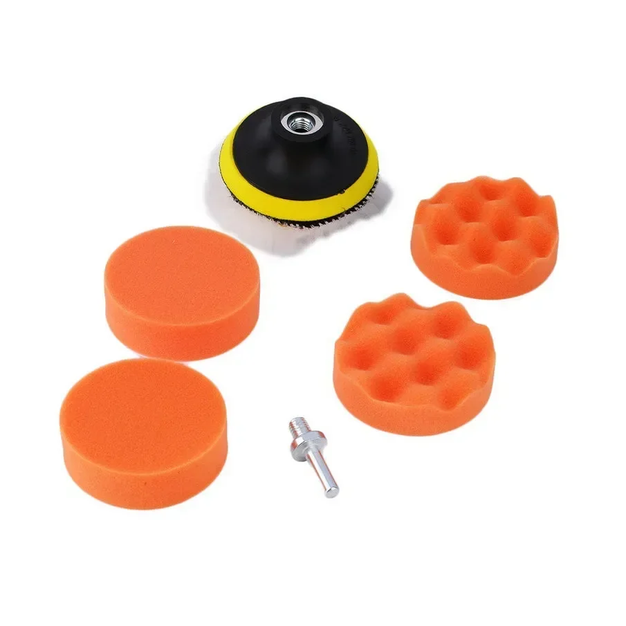 Polish Pad Set Buffer - 1 Set/7 Stuks 3 Inch Polijsten