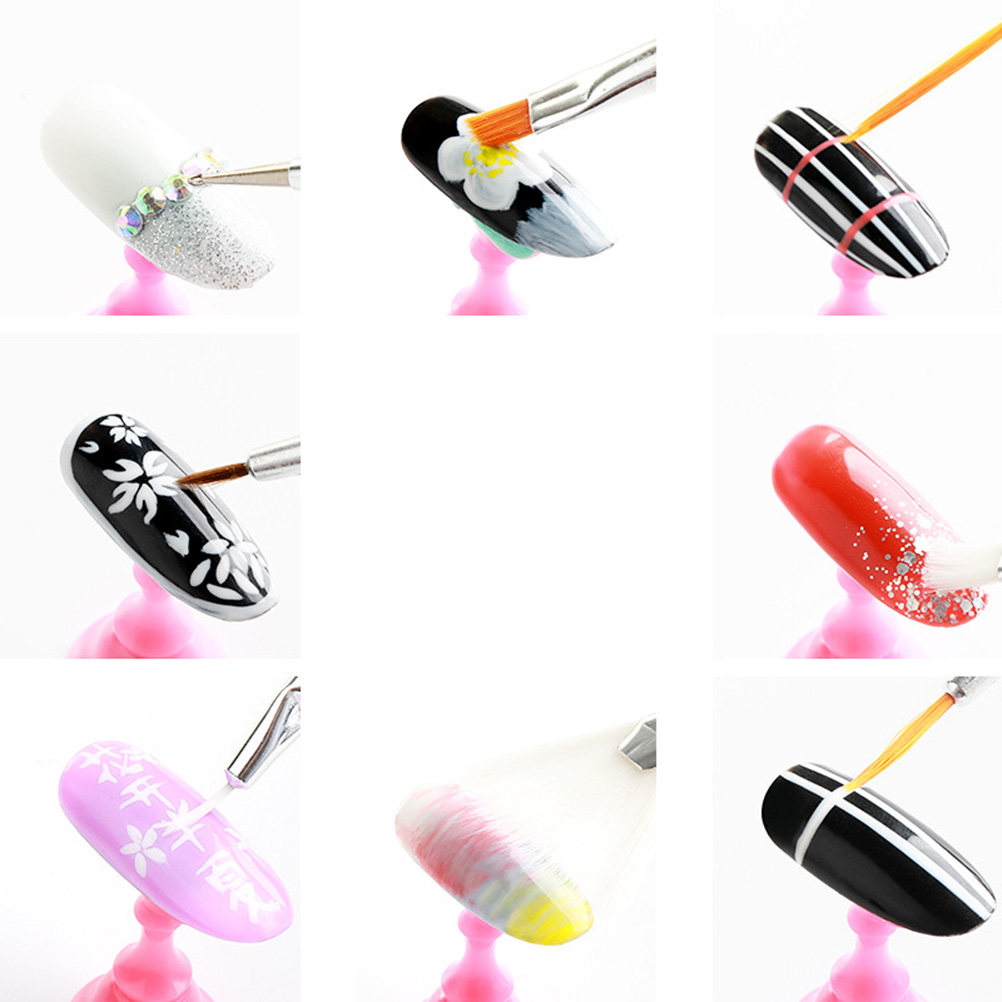 Detailing Brush Set - 20-delige nagelkunst penselenset siliconen liner kit
