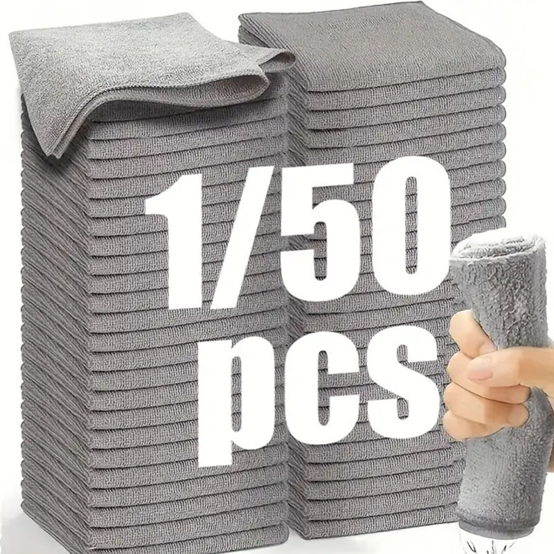 Microfiber Towel Detailing - 1/50 Stuks Microfiber Reinigingsdoekje Absorberende Handdoek