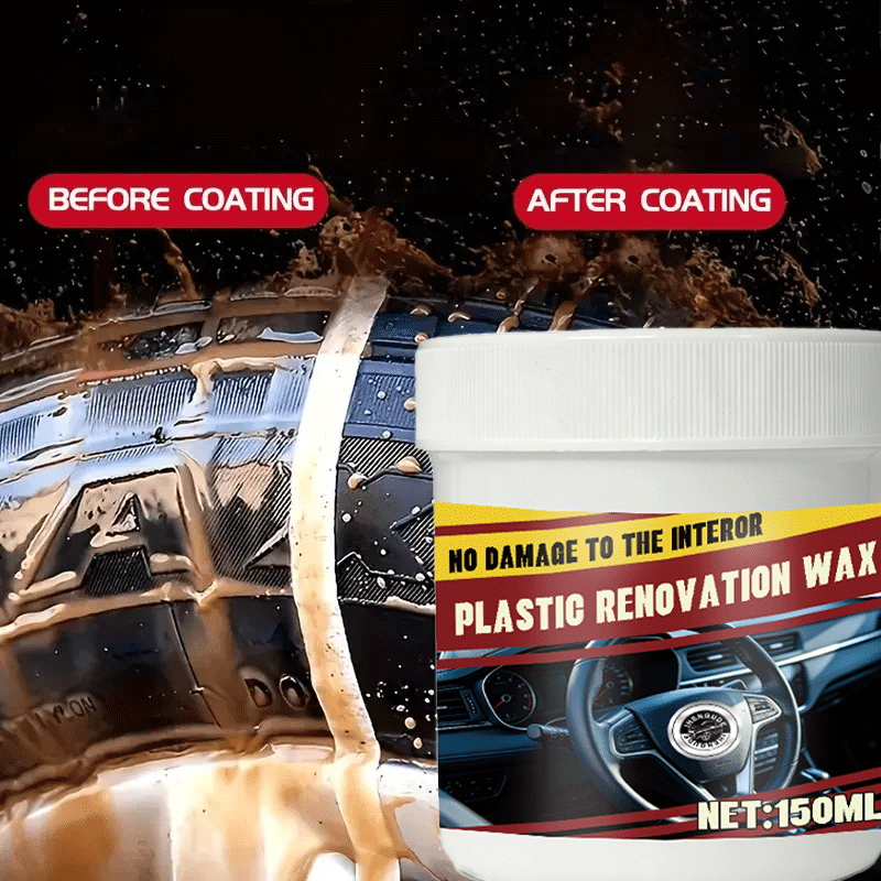 Trim Restorer Plastic - 150G Plastic Renovatie Wax Crème Langdurige
