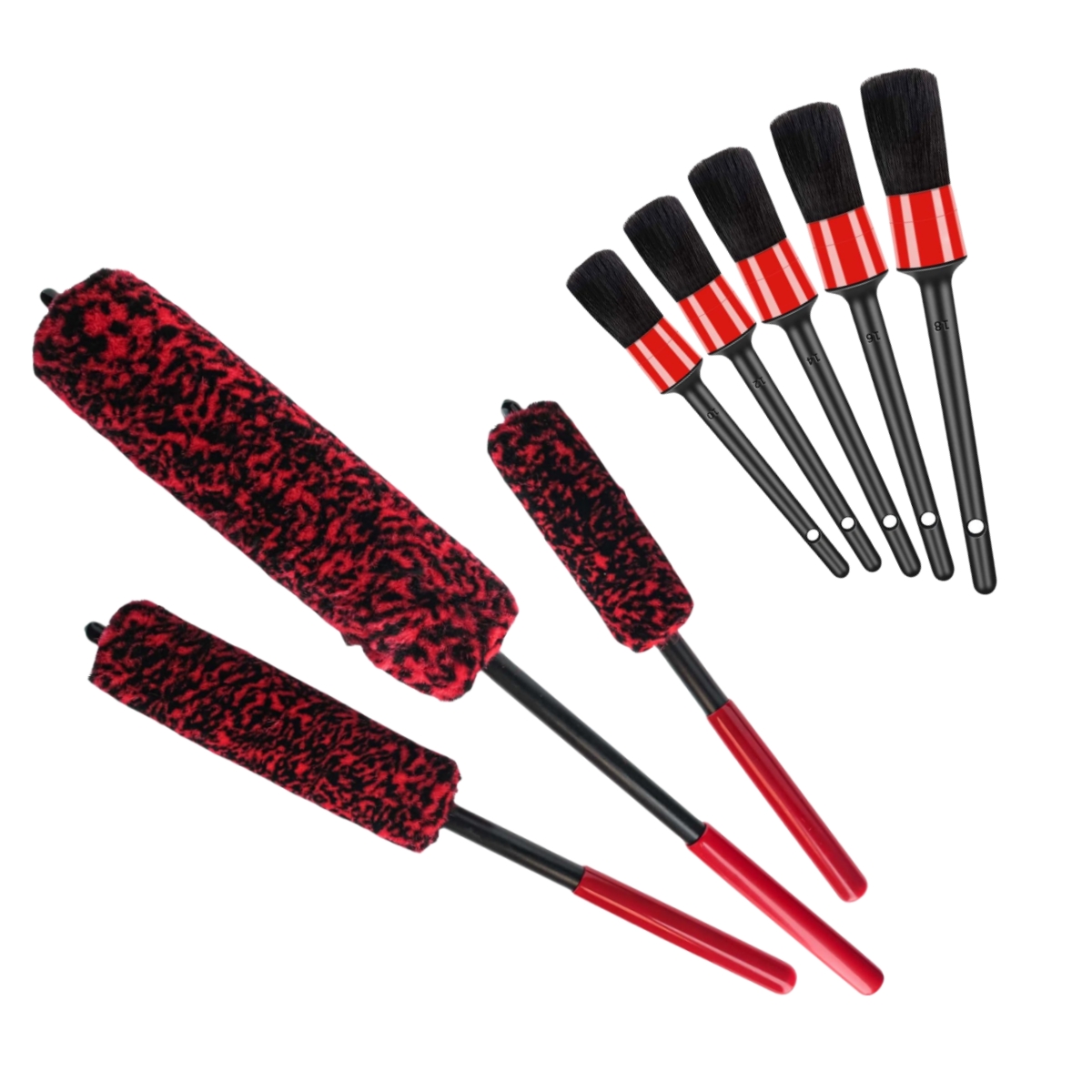 Interior Detailing Kit - Autoband Wiel Detaillering Borstels Set Multifunctionele