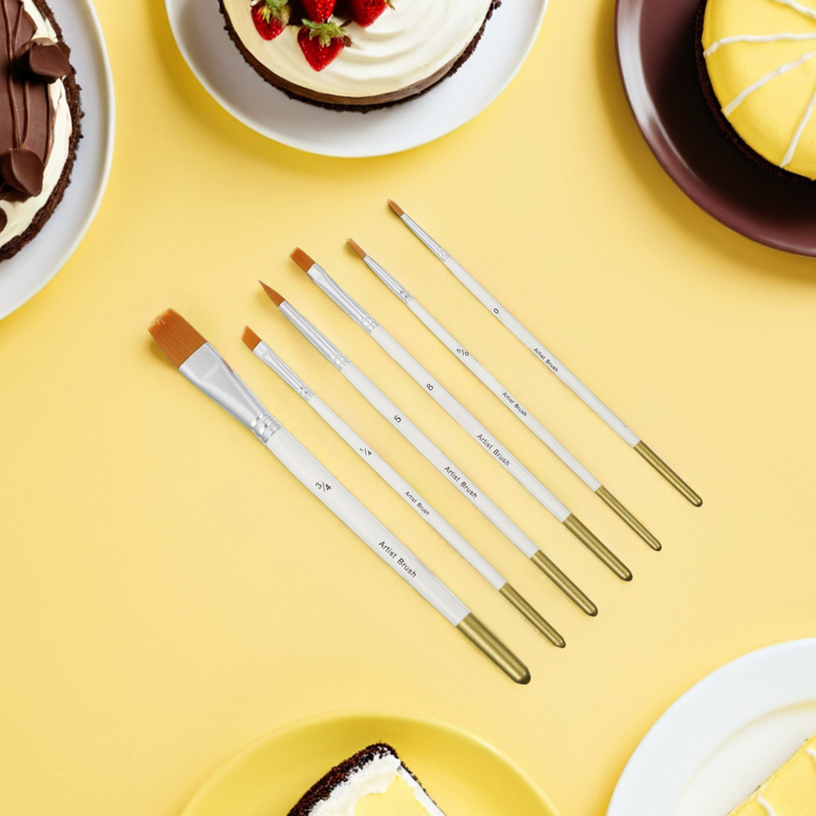 Detailing Brush Set - 12-delige Cake Detail Brush Set Veelzijdige