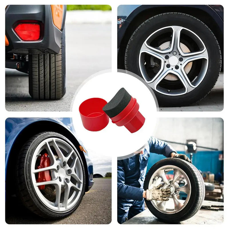 Gebogen autobandwas spons met  - Wax Applicator Pad recensie en prijs