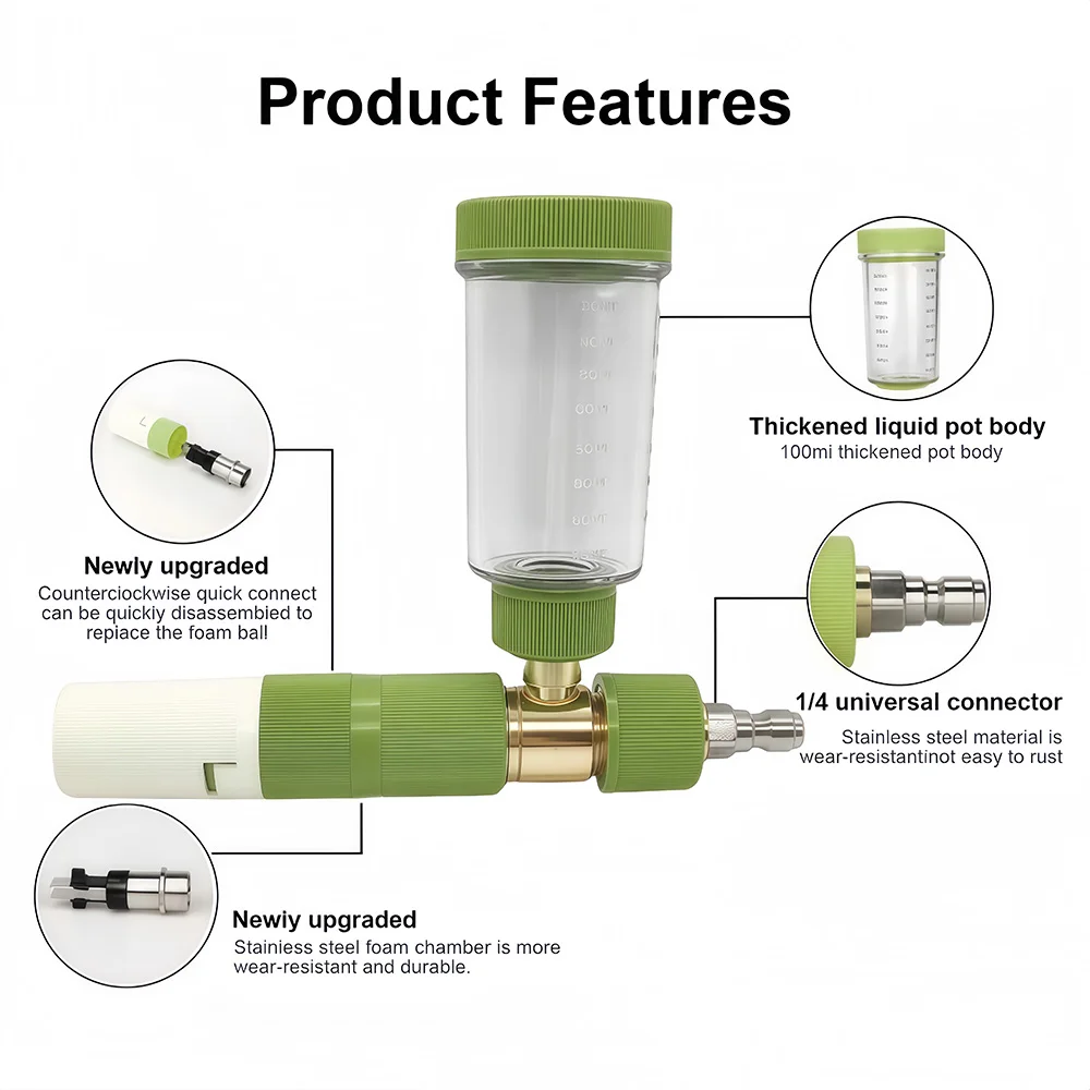 100ml Handheld Sneeuw Schuimka - Foam Cannon Car Wash recensie en prijs