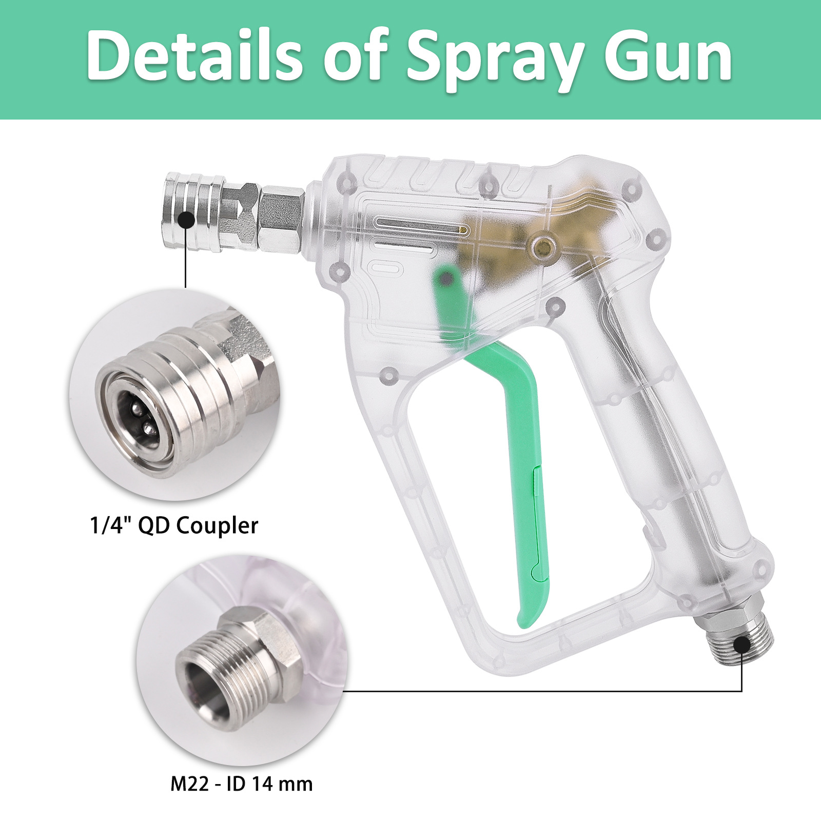 Hogedrukreinigerpistool met 5- - Pressure Washer Foam Gun recensie en prijs