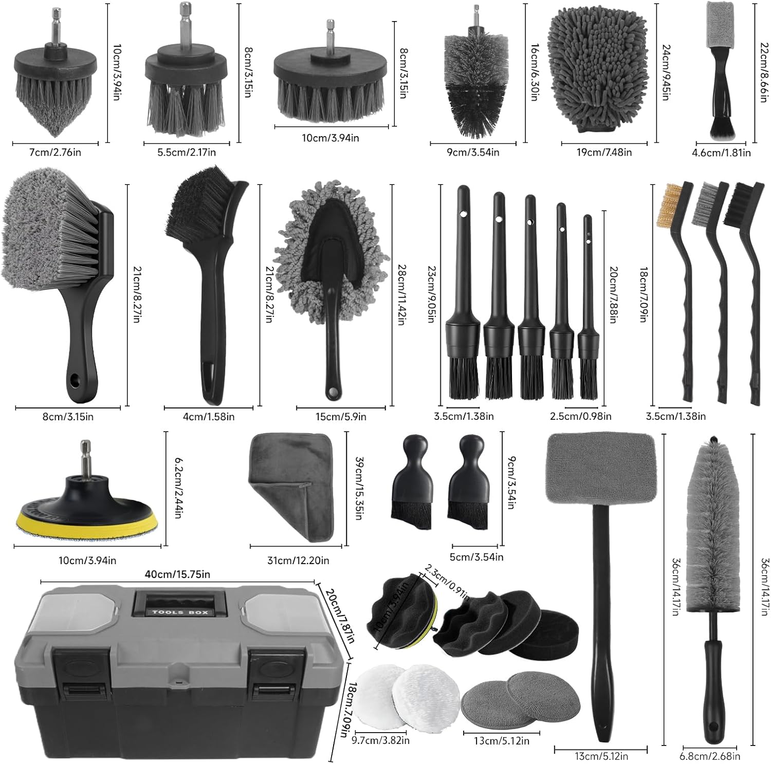 Autodetailingset, 36-delige pr - Interior Detailing Kit recensie en prijs