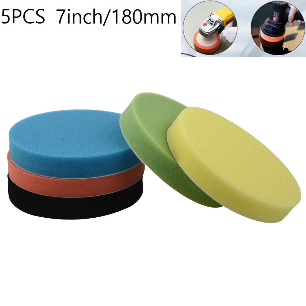 5 Stuks Spons Polijstpad 7Inch - Polish Pad Set Buffer recensie en prijs