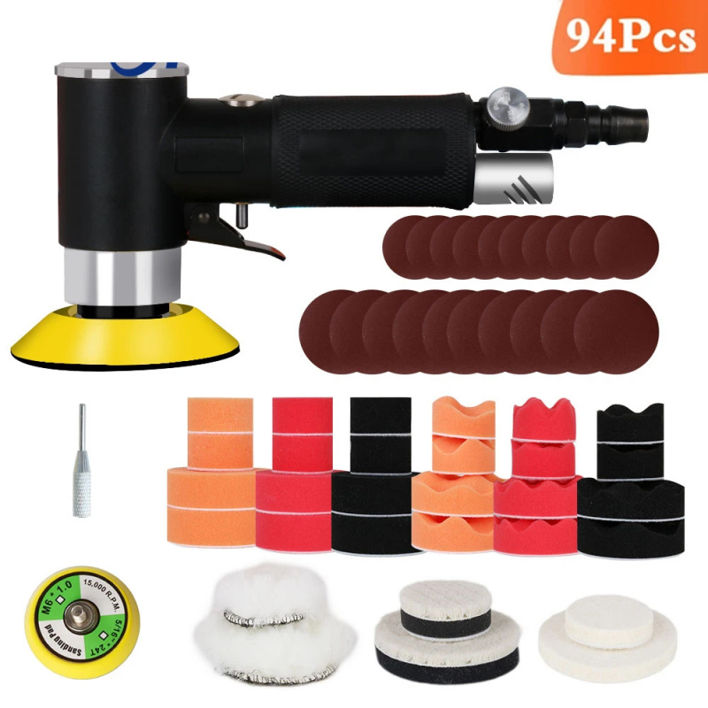 Luchtslijpmachine Mini Pneumat - Polish Pad Set Buffer recensie en prijs