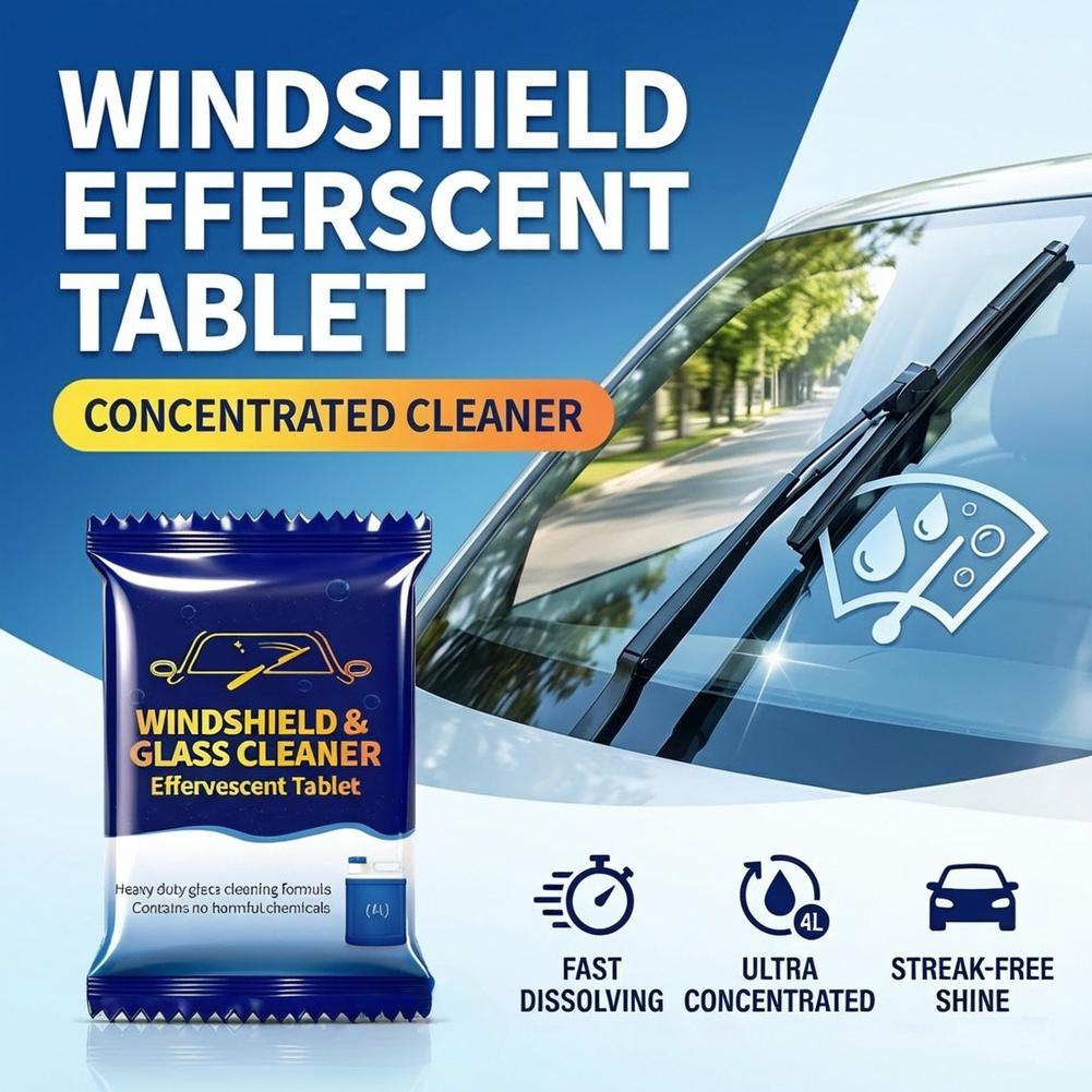 Auto ruitensproeier bruistable - Glass Cleaner Streak recensie en prijs