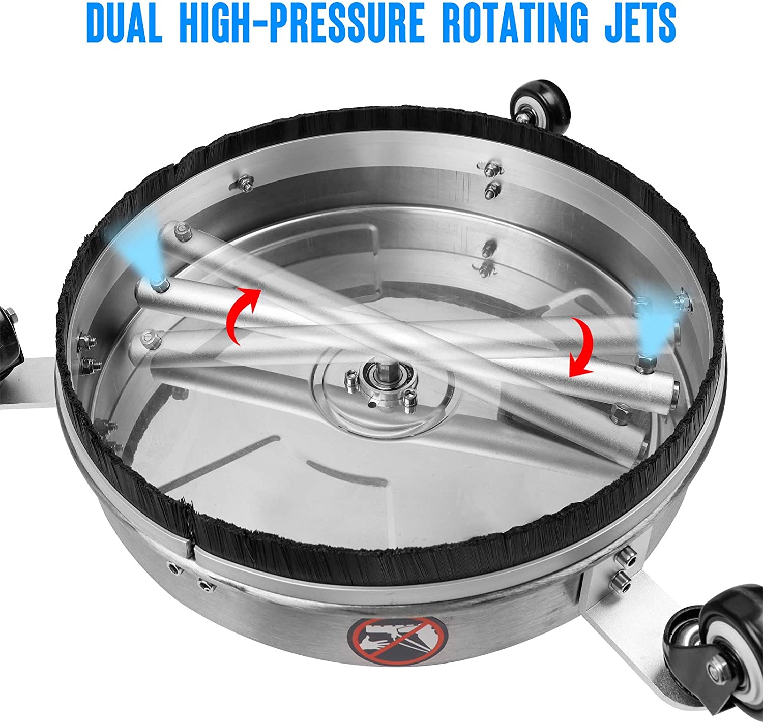 4000PSI 15 Inch Hogedrukreinig - Wheel Cleaner Alloy recensie en prijs