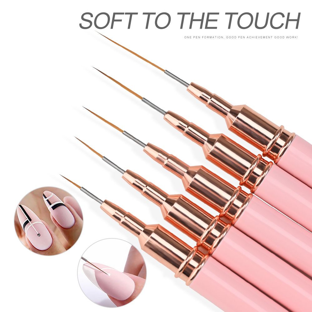 5-delige set roze metalen hand - Detailing Brush Set recensie en prijs