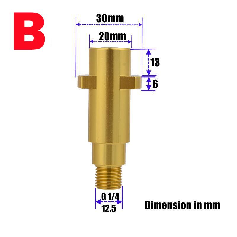 Nozzle Adapter Met G1/4 Mannel - Foam Cannon Car Wash recensie en prijs
