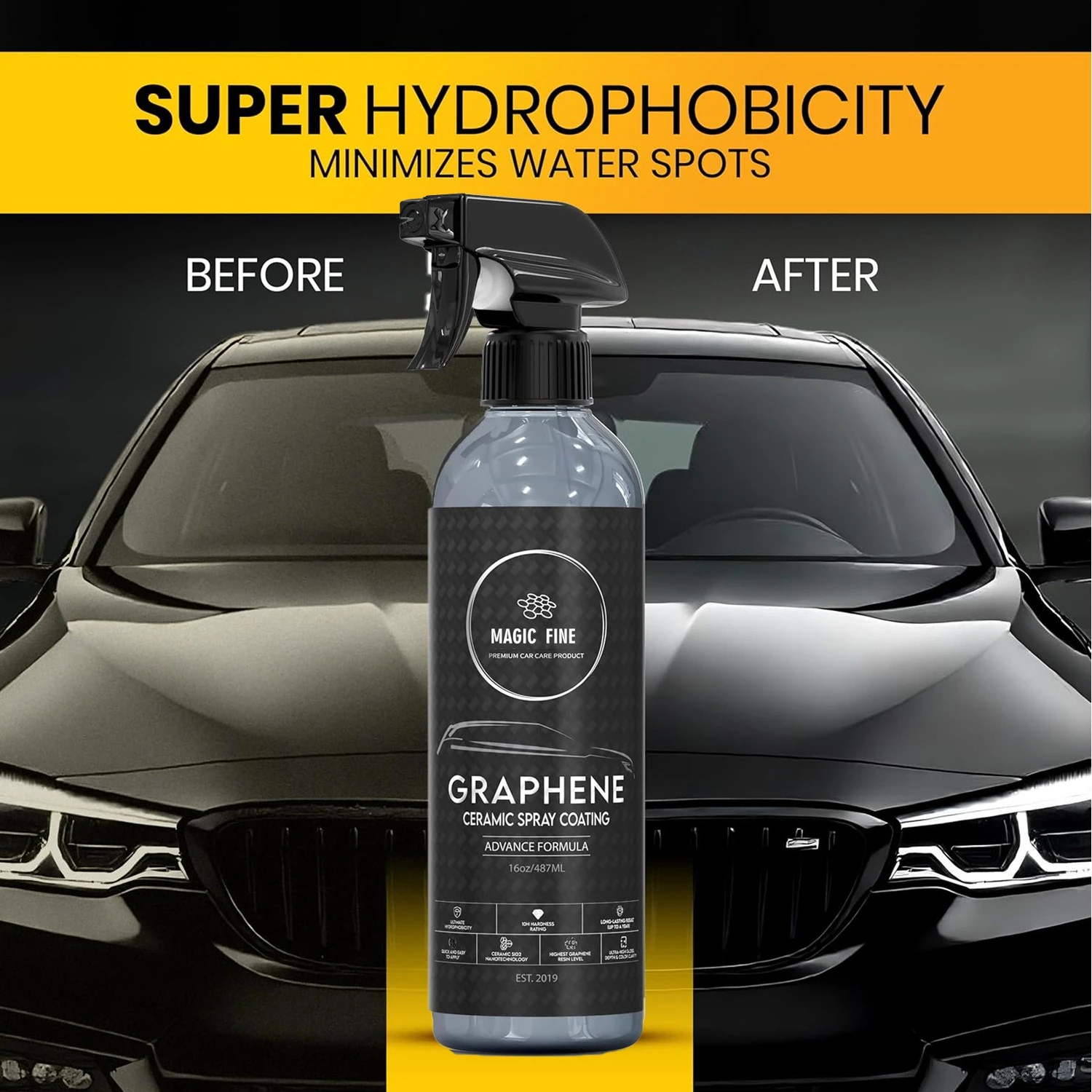 Grafeen keramische spraycoatin - Car Wax Ceramic Coating recensie en prijs