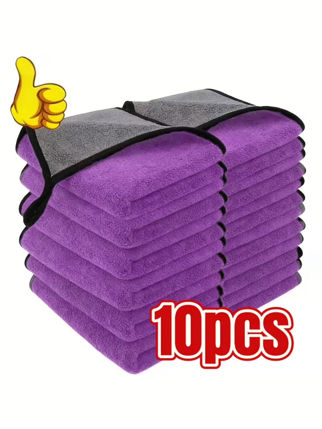 10-pack dubbelzijdige microvez - Microfiber Towel Detailing recensie en prijs