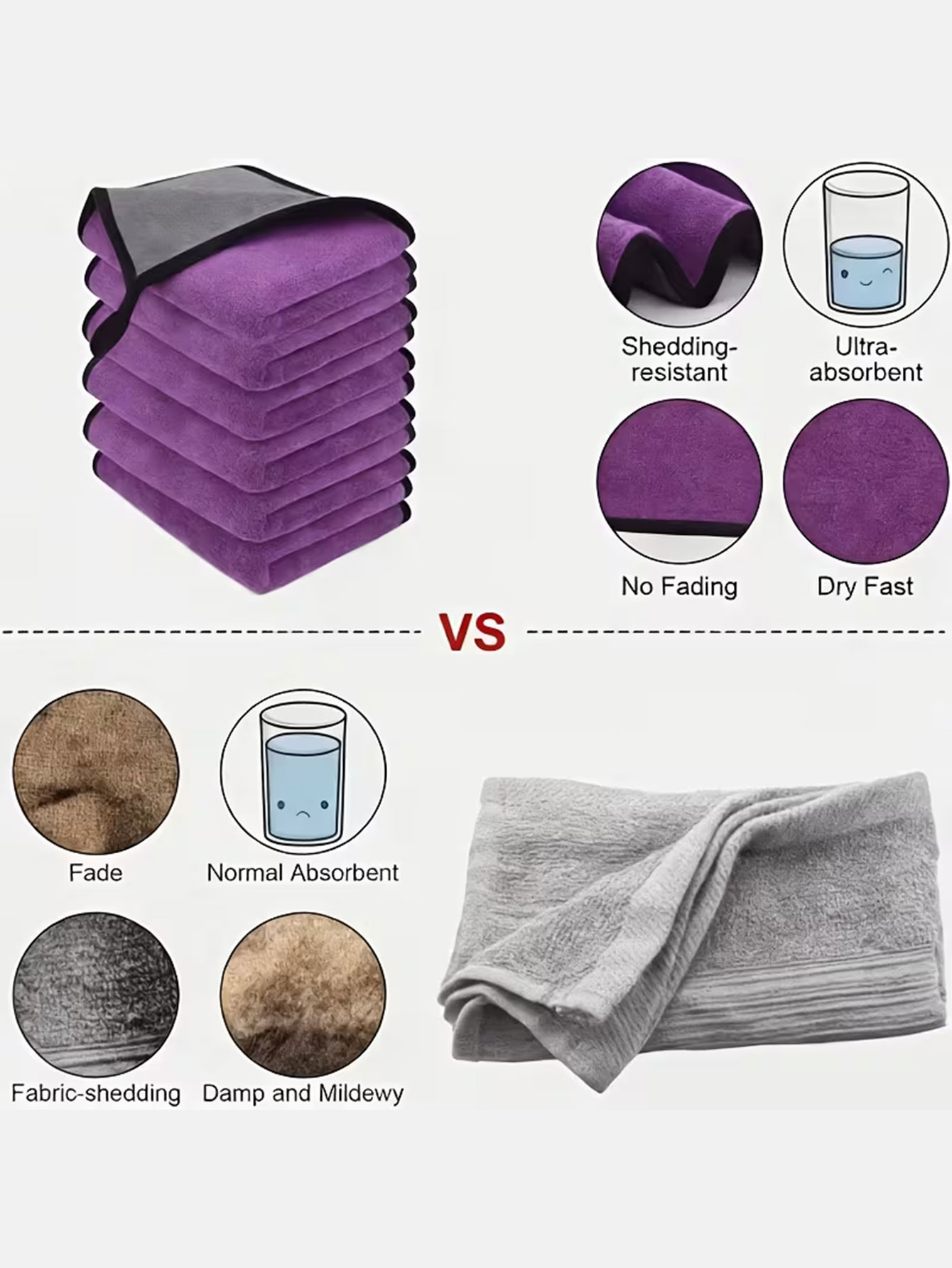 10-pack dubbelzijdige microvez - Microfiber Towel Detailing recensie en prijs
