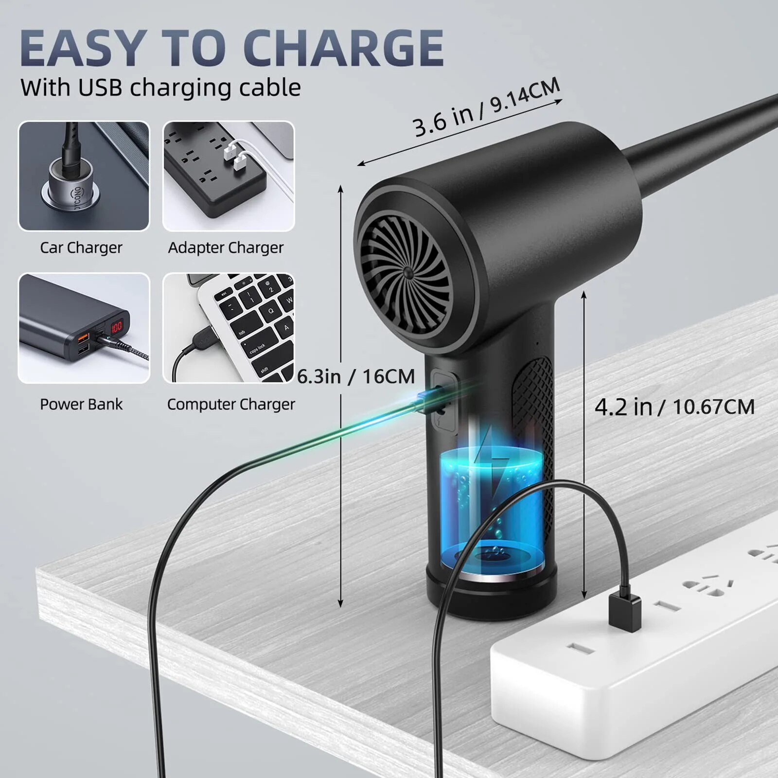 Persluchtstofdoek Elektrische  - Dryer Car Blower recensie en prijs