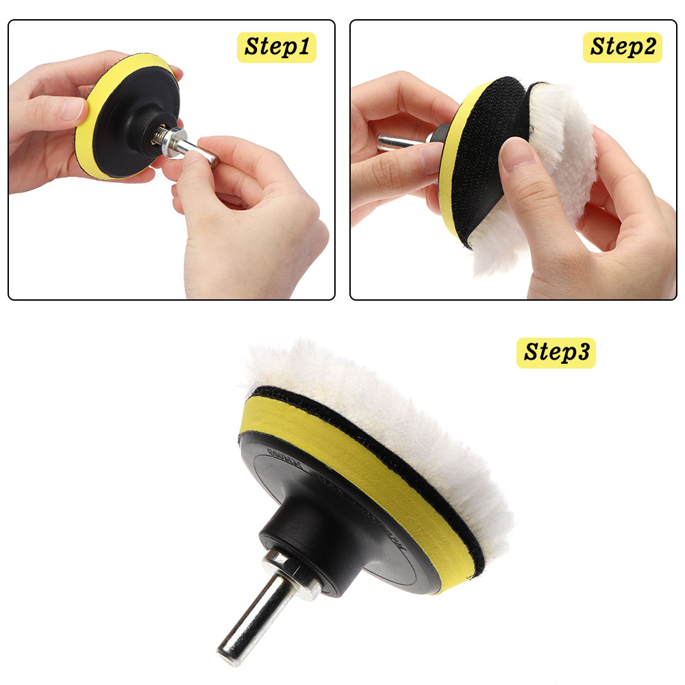 8 Stuks Auto Polijstkussen Kit - Polish Pad Set Buffer recensie en prijs