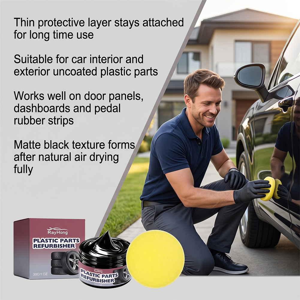 Zwarte Trim Restorer voor auto - Trim Restorer Plastic recensie en prijs