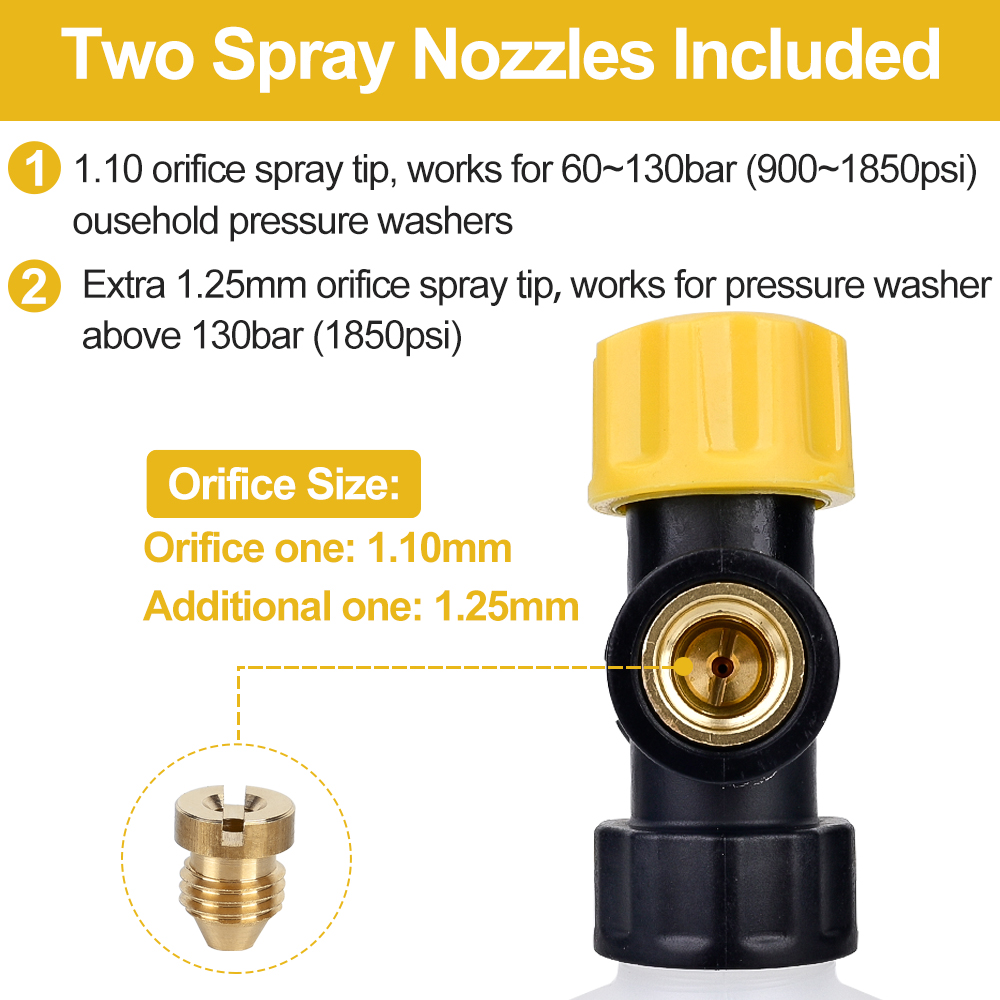 Hogedrukreiniger Sneeuw Foam L - Pressure Washer Foam Gun recensie en prijs