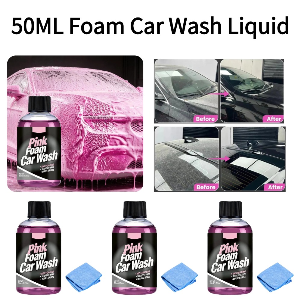 50ml Schuim Autowasvloeistof A - Microfiber Towel Detailing recensie en prijs