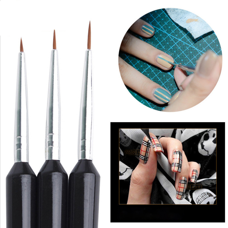 3-delige ultrafijne nagelkunst - Detailing Brush Set recensie en prijs