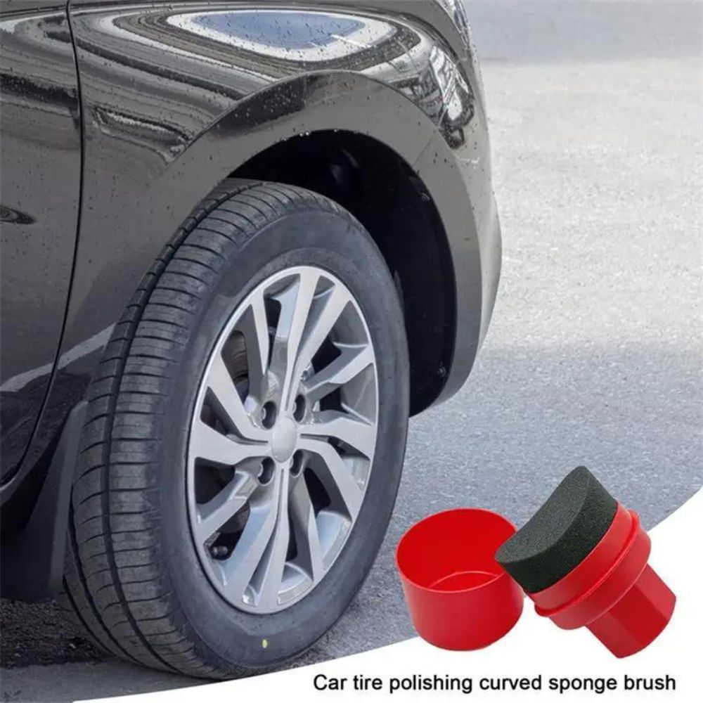 Gebogen bandenpoets spons met  - Wax Applicator Pad recensie en prijs