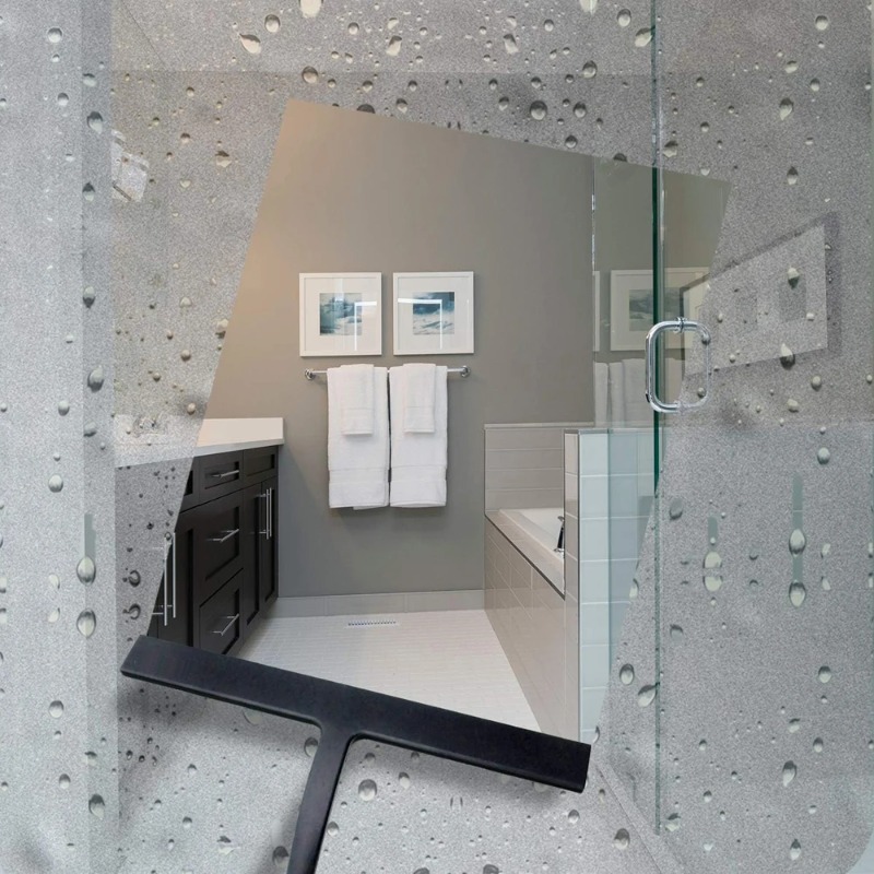 Matzwarte siliconen rakelset,  - Glass Cleaner Streak recensie en prijs