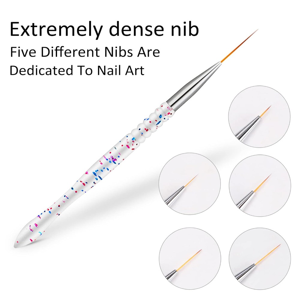 5-delige professionele nagelku - Detailing Brush Set recensie en prijs