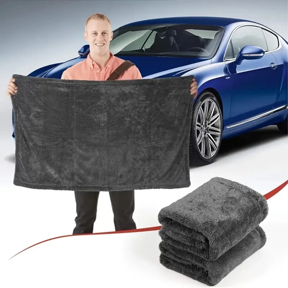 Oversized donkergrijze auto mi - Microfiber Towel Detailing recensie en prijs