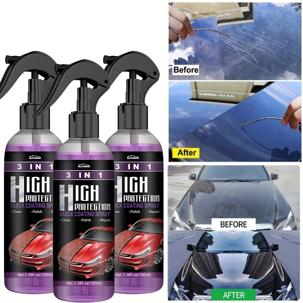3-in-1 Auto Keramische Vloeiba - Car Wax Ceramic Coating recensie en prijs