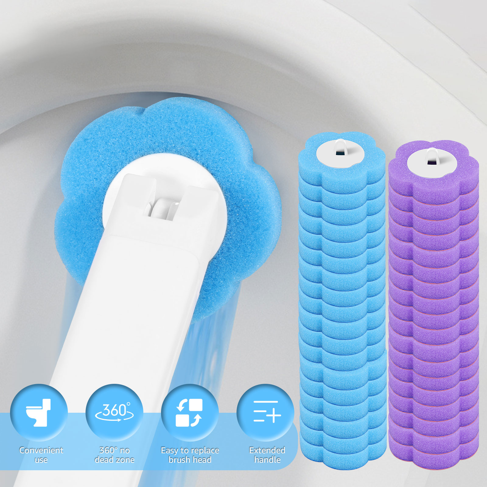 Nieuwe toiletborstel wegwerp v - Car Cleaning Brush recensie en prijs