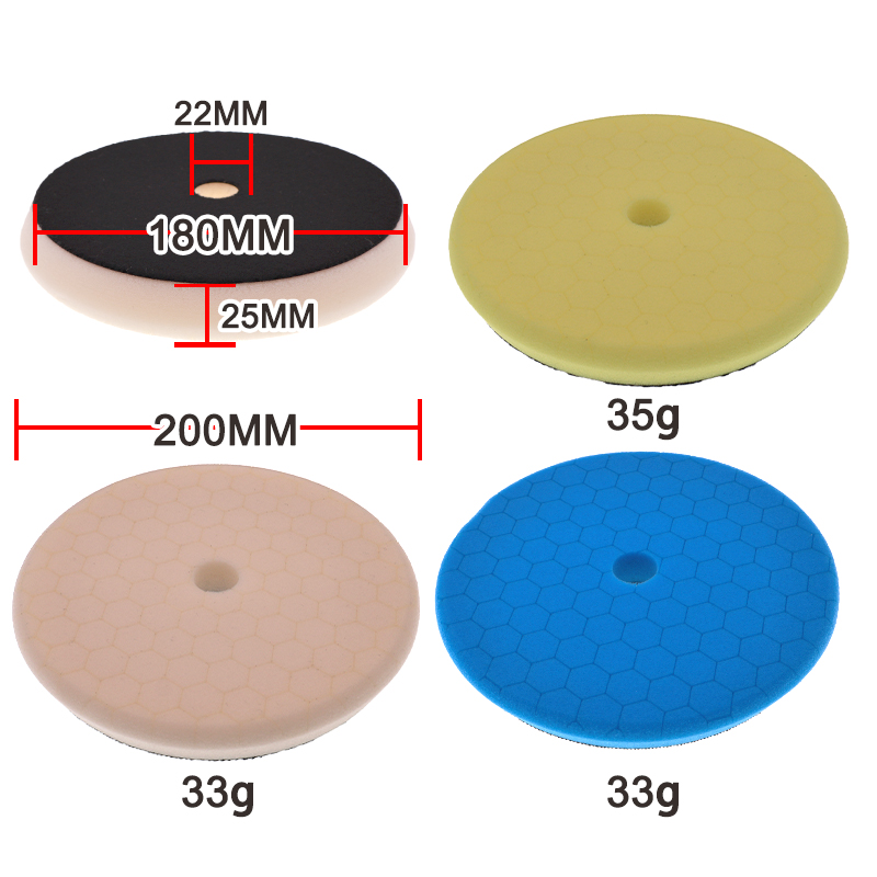 7,5 inch autopoetsset met grov - Polish Pad Set Buffer recensie en prijs