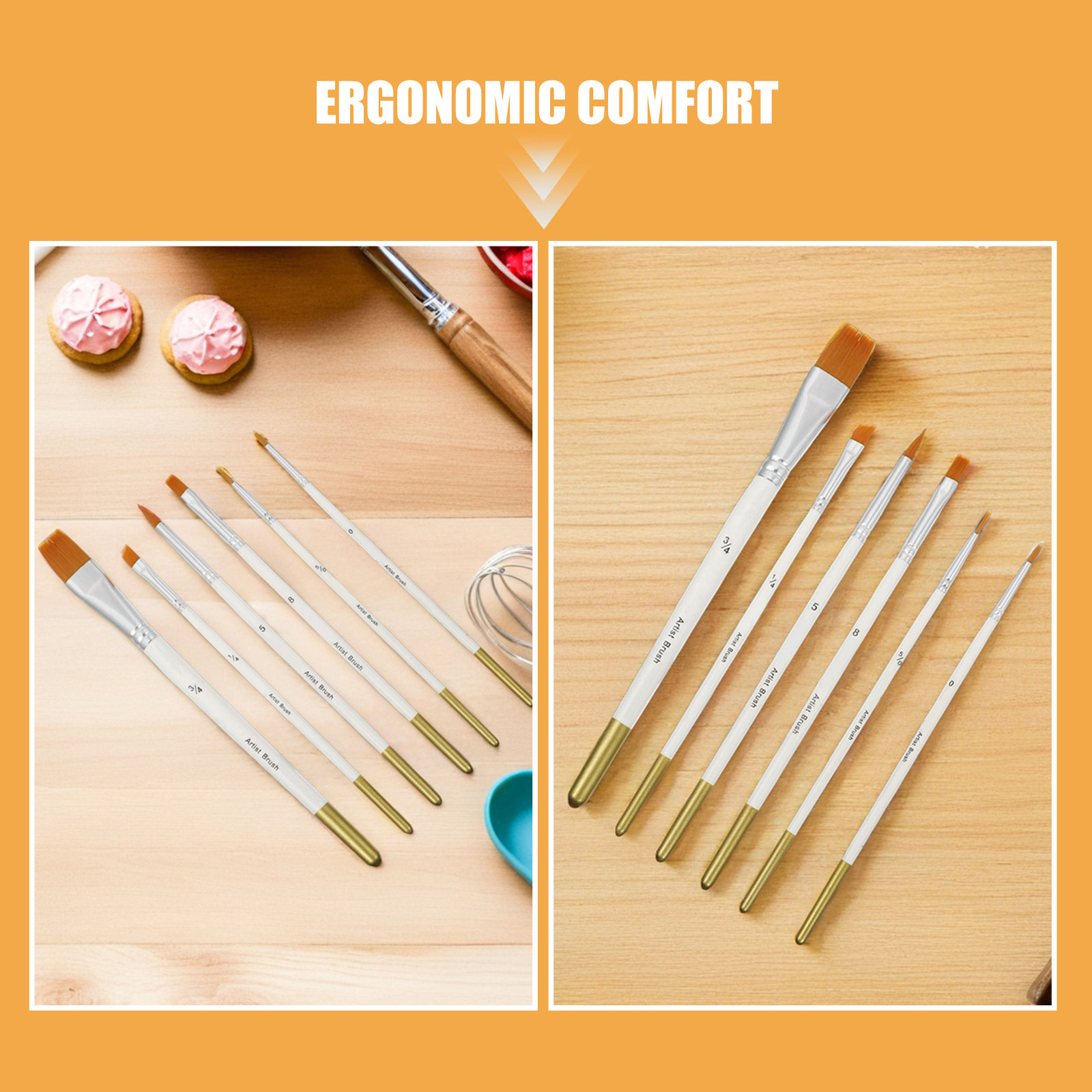 12-delige Cake Detail Brush Se - Detailing Brush Set recensie en prijs